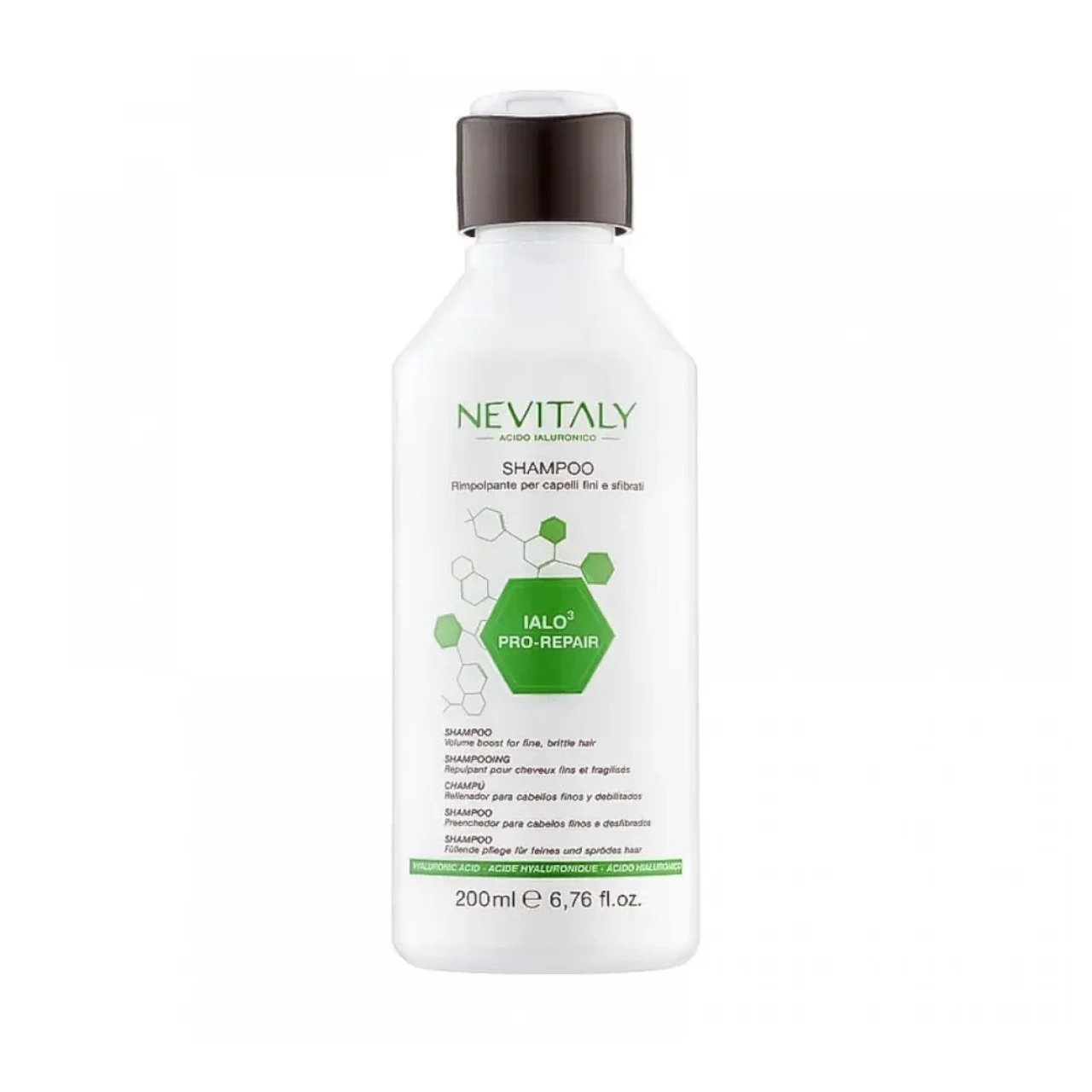 Шампунь для тонкого і ламкого волосся Nevitaly Shampoo Ialo3 Pro-Repair, 200 мл (357), фото 1
