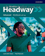 Рабочая тетрадь New Headway 5th Edition Advanced Workbook with key