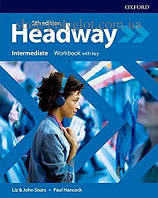 Рабочая тетрадь New Headway 5th Edition Intermediate Workbook with key