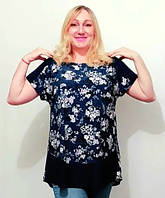 Жіноча блуза-туніка. Розміри: 52, 54, 56, 58, 60
