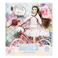 Кукла Emily с велосипедом MiC (QJ077) QT, код: 8238130