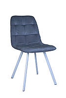 Стул кухонный мягкий Мельбурн 01 серый. Обеденный стул для дома, кафе, ресторана. Стулья на кухню