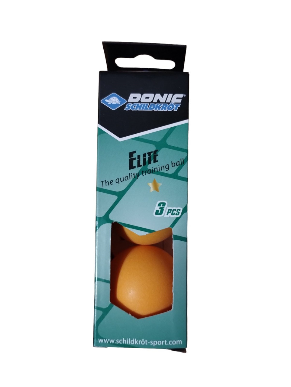 М'ячі для настільного тенісу DONIC Elite 1star 40+ 3 шт, фото 1