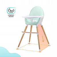 Детский стульчик для кормления KinderKraft Fini Mint, Стул для кормления HAA