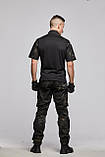 Тактичні штани з наколінниками Ріп-стоп чорний мультикам, фото 2