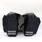 Велосипедна багажна сумка штани на багажник 30л, 31,5х31,5 см / Сумка на багажник велосипеда, фото 10