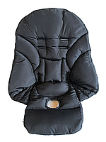 Чохол DavLu до стільчика для годування Peg Perego Siesta чорний (000050)