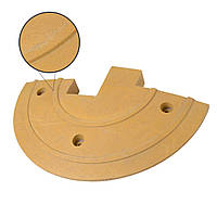 Лежачий поліцейський полімерний ЛПП470 жовтий - бічна секція (55-2218)