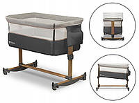 Приставне ліжечко для новонароджених 3в1 Lionelo Leonie Grey Stone HAA