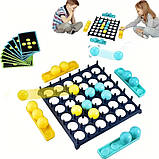 Настільна гра BOUNCE GAME для всієї родини та вечірок зі стрибаючим м'ячем, весела гра з м'ячем, гра-стрибун, фото 8