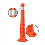 Дорожній пластиковий сигнальний стовпчик Н670, MasteRoad (55-2166), фото 2