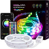 Светодиодные ленты COOLAPA 30M с 600 яркими светодиодами RGB 5050 для спальни