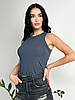 Майка жіноча рубчик "Effy" оптом | Норма, фото 5