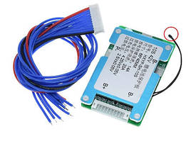 BMS контролер 10S аккум 3,7 V Li-ion 36V 15A з термоінтерфейсом