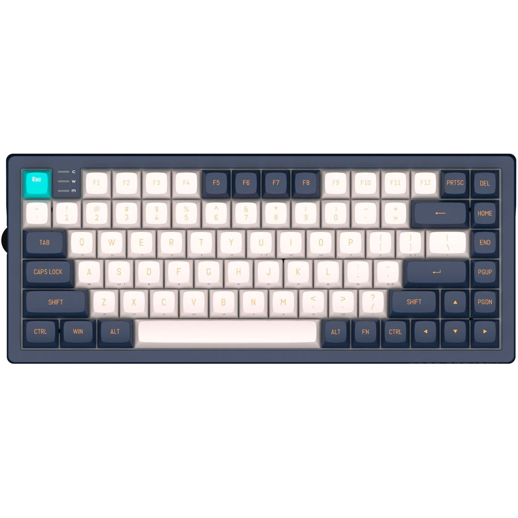 Клавиатура Dark Project KD83A Ivory ENG/UA (DPP83_GSH_NAVY_ANSI_UA ...