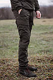 Зимові військові штани Soft Shel (софтшел) хакі, фото 4