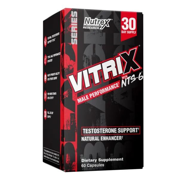 Стимулятор тестостерону Nutrex Research Vitrix, 60 капсул CN15098 SP