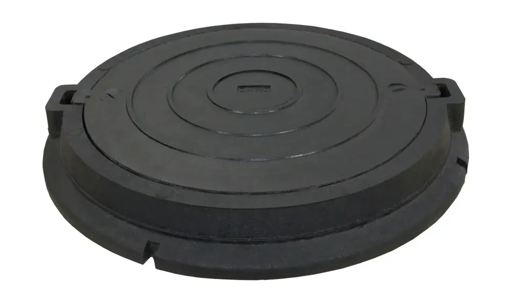 Люк до 1,5 т  д. 315  чорний   ІНСТАЛПЛАСТ, фото 1