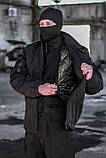 Зимова військова куртка Soft Shel (софтшел) чорний, фото 4