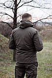 Зимова військова куртка Soft Shel (софтшел) хакі, фото 4