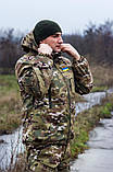 Зимова військова куртка Soft Shel (софтшел) мультикам, фото 7