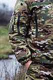 Зимова військова куртка Soft Shel (софтшел) мультикам, фото 8