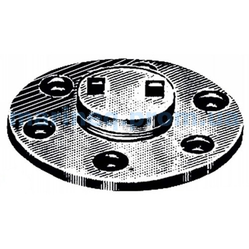 Водовідлив з пробкою, хромована латунь., фото 1