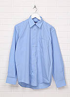 Мужская рубашка Classic Tige 42-43 Голубая (СТ-001) QT, код: 1470790