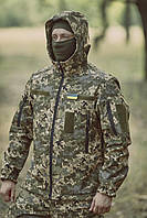 Зимняя военная куртка Soft Shel (софтшел) пиксель