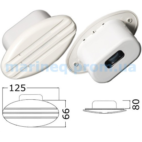 Горн врізний знімний, 100 дБ, фото 1