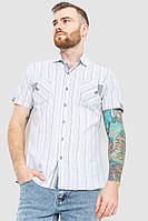 Рубашка мужская в полоску светло-серый 186R616 Ager XL QT, код: 8229411