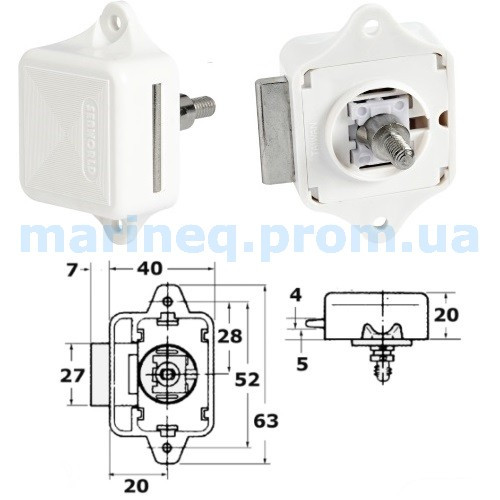 Клема пружинна з кнопкою MEDIUM, фото 1