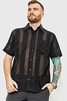 Рубашка мужскя классическая черный 167R965 Ager L QT, код: 8230077