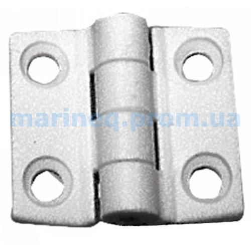 Петля, 38x38 мм, поліамід білий, фото 1