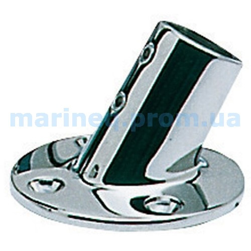 Підстава для релінгів, кругле, 60°, ø 25 мм, фото 1