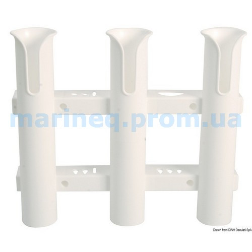 Тримач вудлища настінний, потрійний, фото 1