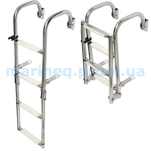 Трап розкладний з дугоподібними кріпленнями, 5 ступенів., фото 1