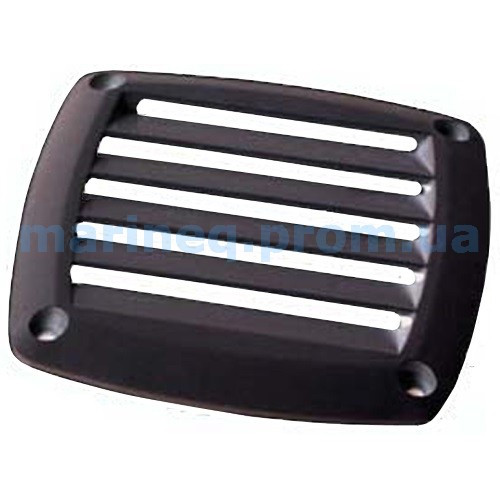 Решітка вентиляційна, 85x85 мм , чорна, фото 1