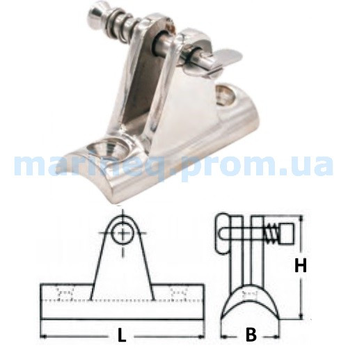 Шарнір палубний, увігнутий. Арт. SF30512-1, фото 1
