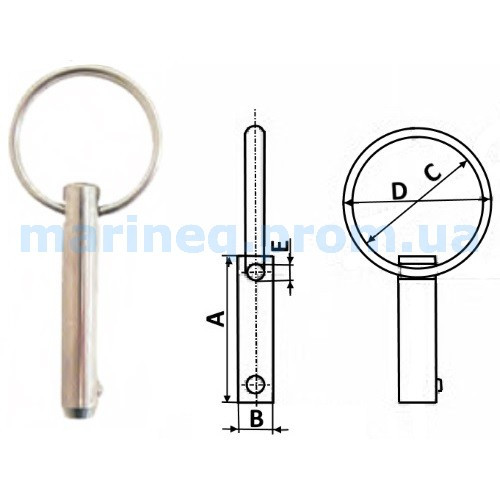 Штифт з кільцем. Арт. SF30511, фото 1