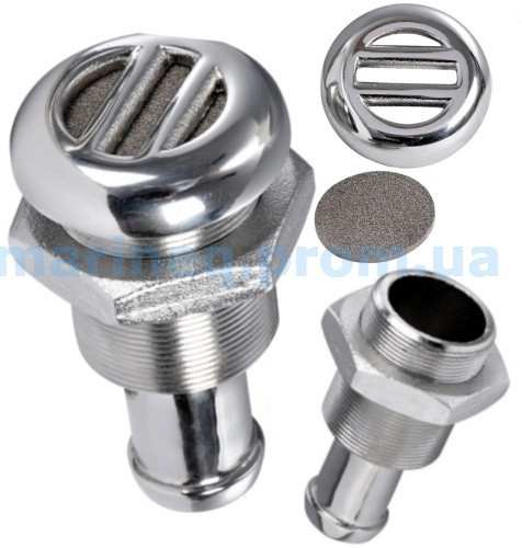 Головка вентиляційна для паливного бака, нержавіюча сталь. Арт. SF30640, фото 1