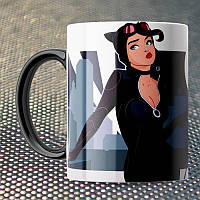Чашка Fan Girl Женщина-кошка ДиСи - DC (15835) 330 мл Черный QT, код: 7599516