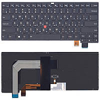 Клавиатура для ноутбука Lenovo ThinkPad T470S, T460S, T460P, T470T, T460T трекпоинт и подсветка новая