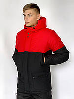 Демисезонная куртка Waterproof Intruder S Красно-черная (1589546211) QT, код: 1913435