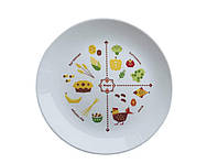 Детская тарелка правильного питания Memoram 19 см Белый (105070) QT, код: 8178875