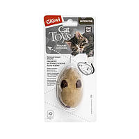 Игрушка для котов GiGwi Интерактивная мышка speedy Catch 9 см Коричневый (75240) QT, код: 7687821