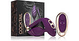 Анально-вагінальний вібратор для пар Rocks Off Cocktail Purple, пульт ДК 777Store.com.ua, фото 7