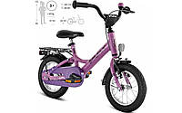 Дитячий Велосипед 2-х Колісний 12'' від 3-х років (Зріст 95 - 115см) PUKY YOUKE 12 Алюмінієвий Фіолетовий