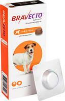 Bravecto Таблетки от блох и клещей для собак весом от 4,5 до 10 кг - 1 уп.