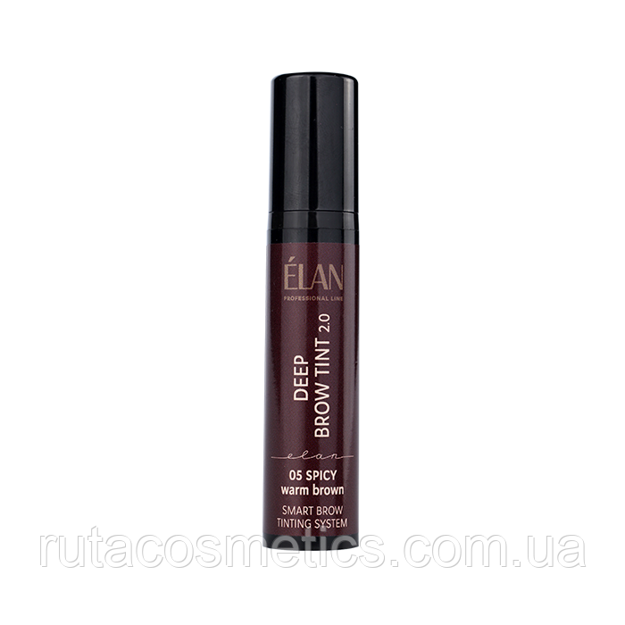 ELAN Фарба для брів DEEP BROW TINT 2.0 05 SPICY warm brown (10 мл)